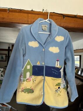 Northern Reflections Nautical Appliqué Sweater